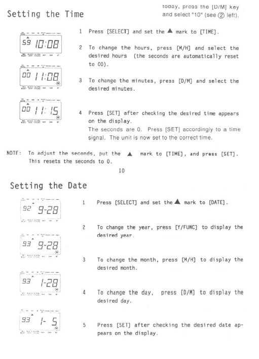 service sheet